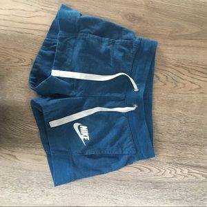 blue nike lounging shorts